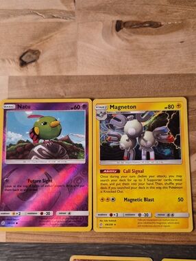 Trading Cards - Purple Natu & Yellow Magneton